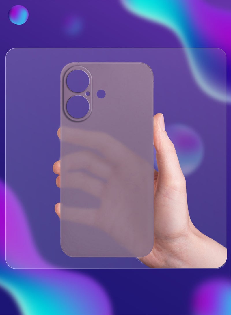 MARGOUN 3 Pack Thin Case For iPhone 16 Plus Back Cover Sturdy Durable Ultra-Thin Case Drop Protection Cover Purple-3  - Image 3