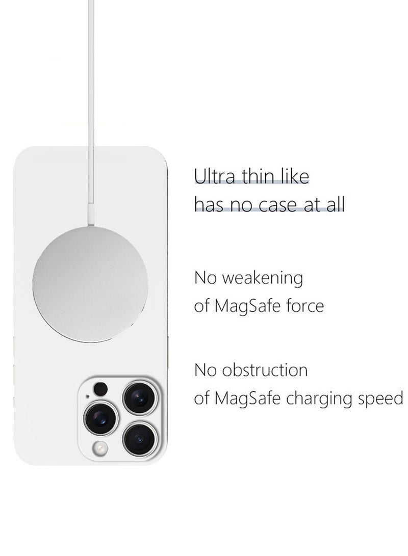 MARGOUN Protective Thin Case For iPhone 16 Pro Max Back Cover Sturdy Durable Ultra-Thin Case Drop Protection Cover White-1  - Image 5