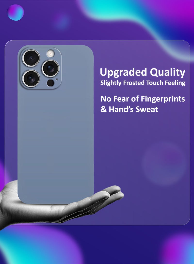 MARGOUN 2 Pack Thin Case For iPhone 16 Pro Back Cover Sturdy Durable Ultra-Thin Case Drop Protection Cover Clear With 3D Screen Protector Blue-2  - Image 2