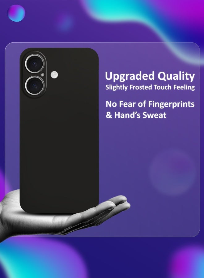 MARGOUN Protective Case And Cover For iPhone 16 Ultra Thin Case Cover Air Skin Series Back Cover Sturdy Durable Case Drop Protection Cover Black-1  - Image 3
