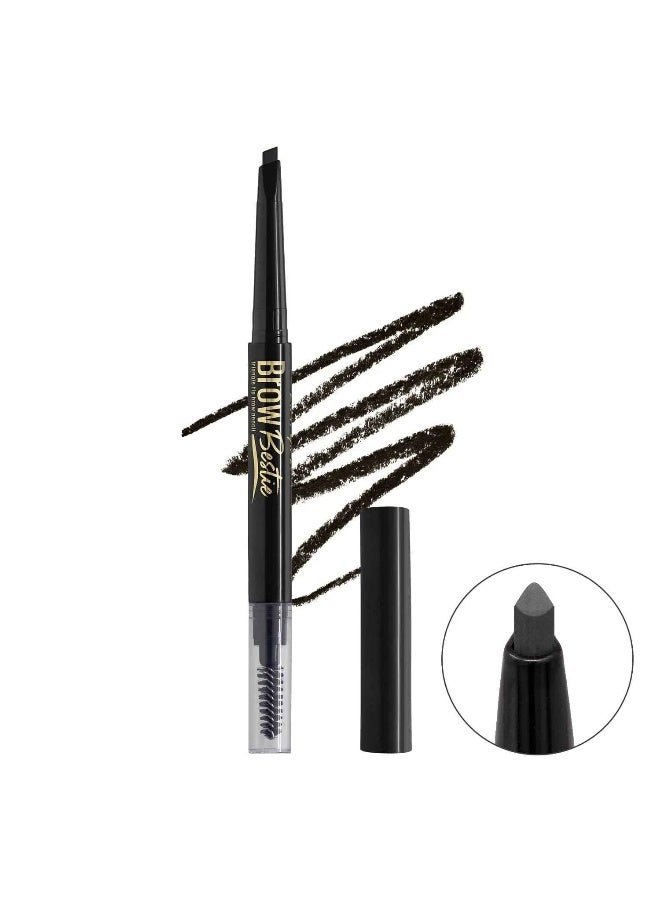 LA Girl Brow Bestie Auto Brow Pencil   Black Brown - Image 1