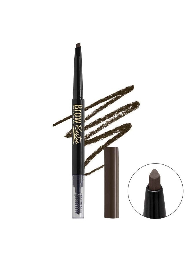 LA Girl Brow Bestie Auto Brow Pencil   Deep Brown - Image 1