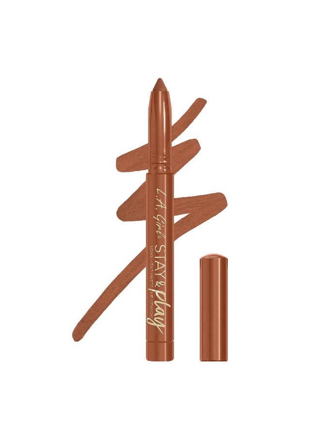 LA Girl Stay & Play Matte Lip Crayon Truly Yours - Image 1