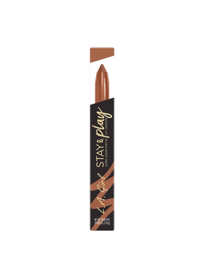 LA Girl Stay & Play Matte Lip Crayon Truly Yours - Image 2