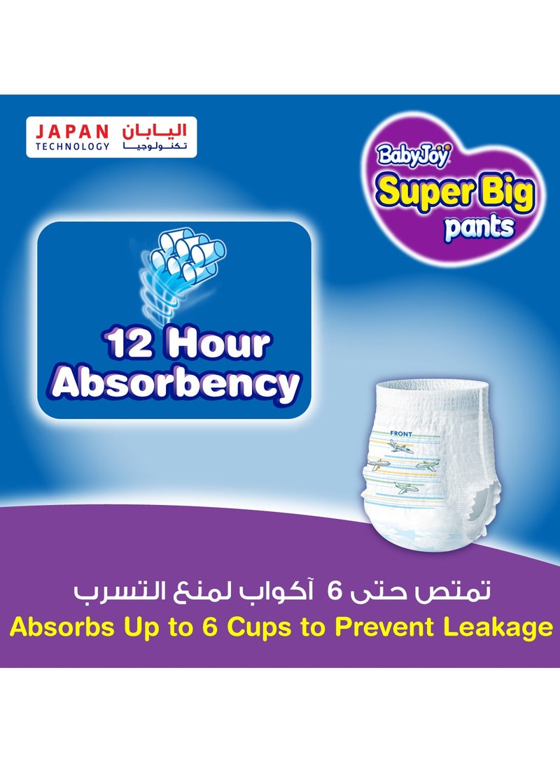 BabyJoy Compressed Culotte Pants Diaper Size 8 Junior 4XL 20+ Kg Mega Pack - Image 4