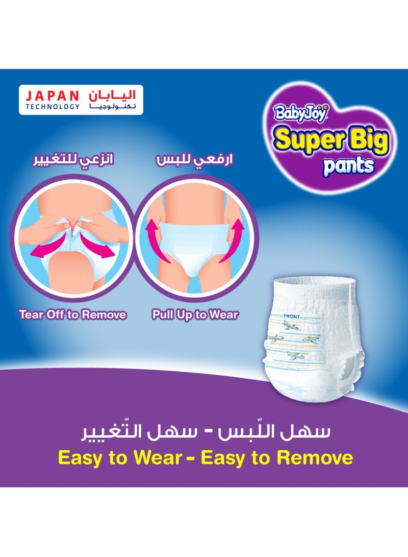 BabyJoy Compressed Culotte Pants Diaper Size 8 Junior 4XL 20+ Kg Mega Pack - Image 5