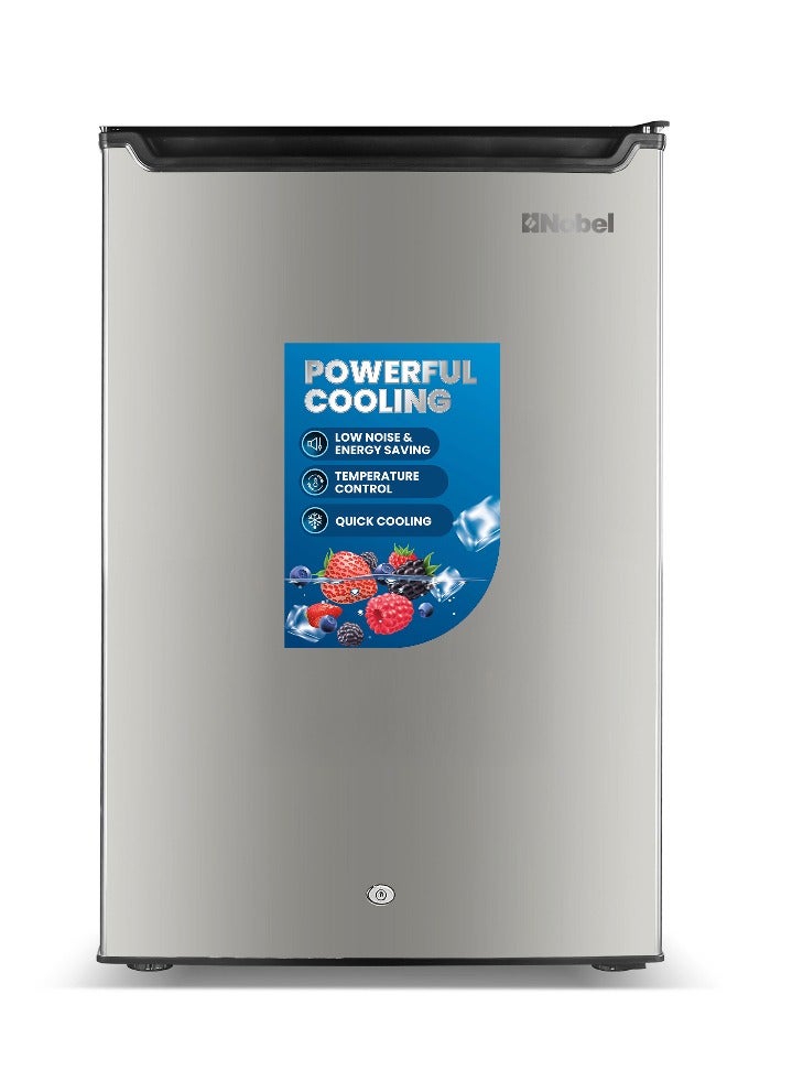 Nobel Nobel Upright Freezer 100L – Single Door, 3 Drawers, Mechanical Temperature Control, Inox Finish - 100 L 800 W NUF255SN inox 