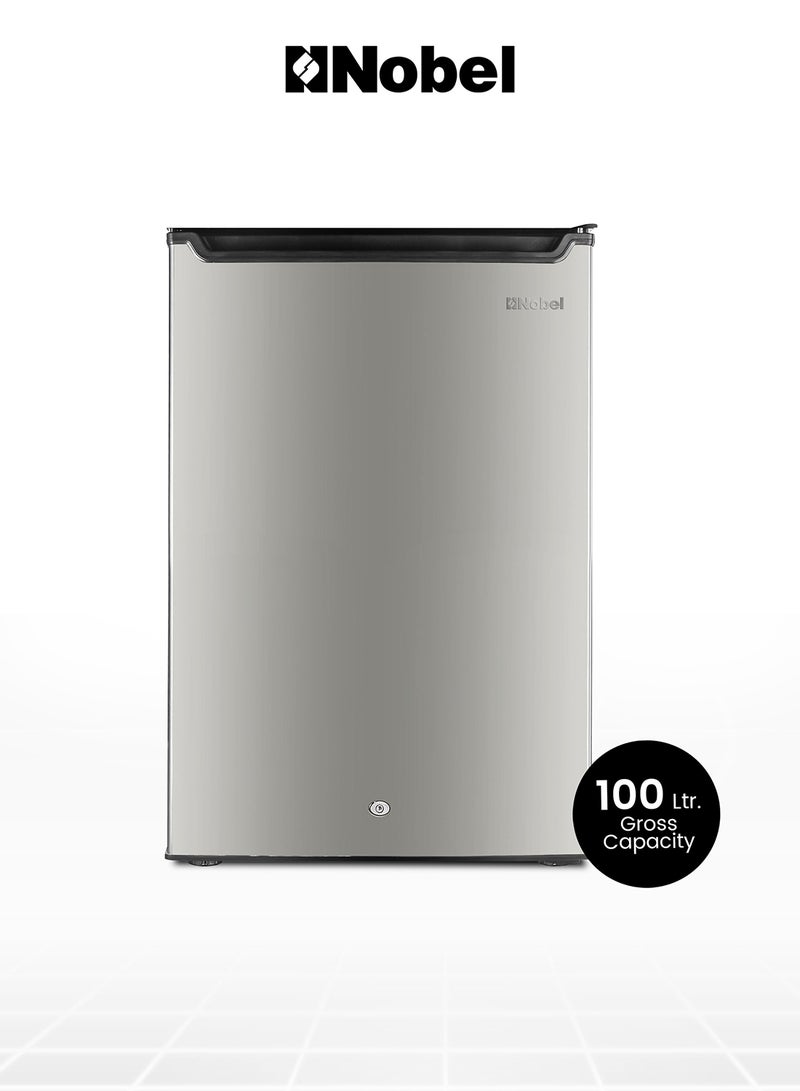 Nobel Nobel Upright Freezer 100L – Single Door, 3 Drawers, Mechanical Temperature Control, Inox Finish - 100 L 800 W NUF255SN inox - Image 1