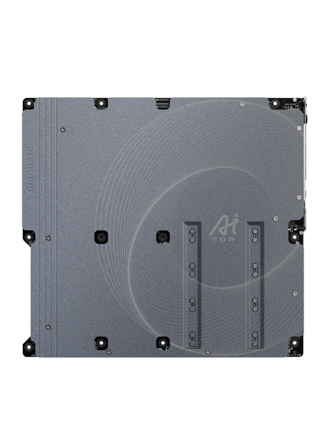 جيجابايت TRX50 AI TOP E-ATX Motherboard, sTR5, Threadripper PRO/7000 Support, 8x DDR5 ECC (Up to 2TB), 4x PCIe 5.0 x16, 4x M.2 Gen5, Dual 10GbE, USB4, Wi-Fi 7, BT 5.3, ALC4080 Audio, RGB, AI Utility, Q-Flash, UC BIOS | TRX50 AI TOP  - Image 4