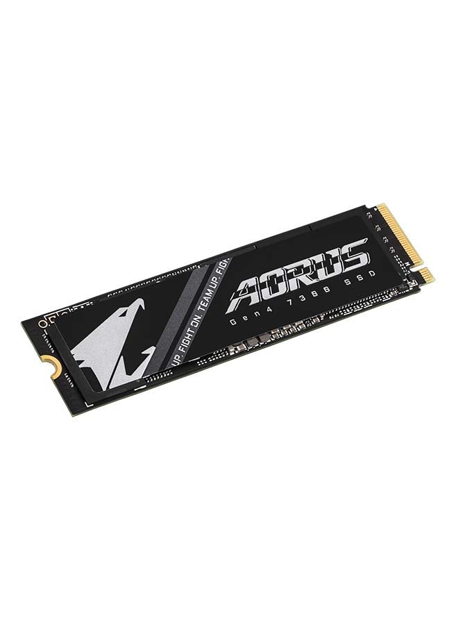 GIGABYTE AORUS Gen4 7300 1TB M.2 PCIe 4.0 SSD, 7300MB/s Read, 6000MB/s Write, Phison E18, DRAM Cache, 3D TLC NAND, AES-256, PS5 Compatible, No Heatsink | AG4731TB N 1 TB - Image 1