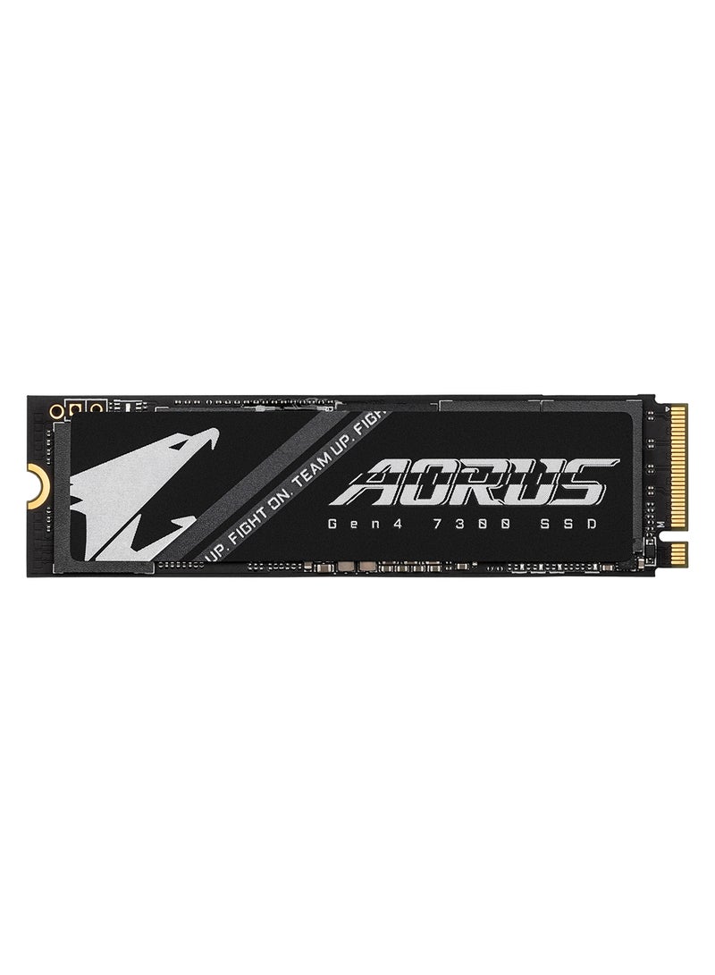 GIGABYTE AORUS Gen4 7300 SSD 2TB NVMe M.2 PCIe 4.0 x4, Up to 7300MB/s Read & 6850MB/s Write, 3D TLC NAND, Phison E18 Controller, DRAM Cache, PS5 Compatible, 2280 Form Factor, No Heatsink | AG4732TB N 2 TB - Image 3