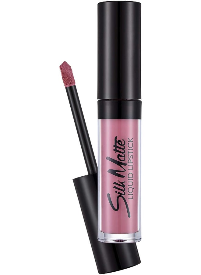 flormar Silk Matte Liquid Lipstick – 019 Pink Stone – High-Pigment Ultra Matte Finish, Long-Wear Comfort, Nourishing Oils, Velvety Smooth Look 19 Pink Stone - Image 1