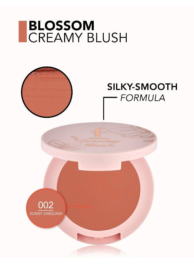 flormar Creamy Blush 002 Sunny Sardunia 002 Sunny Sardunia - Image 3
