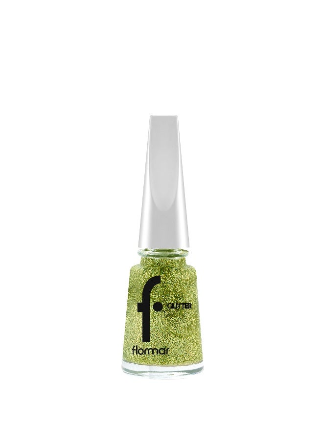 flormar Glitter Nail Enamel New - 04 Gold Rush 04 Gold Rush - Image 1