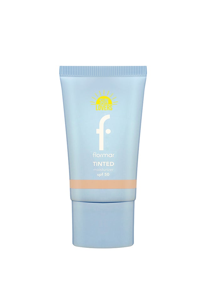 flormar Tinted Moisturizer – 006 Golden Beige – Lightweight Skin Tint, Hydrating Feel, Sheer-to-Light Coverage, Natural Fresh Finish 006 Golden Beige - Image 1