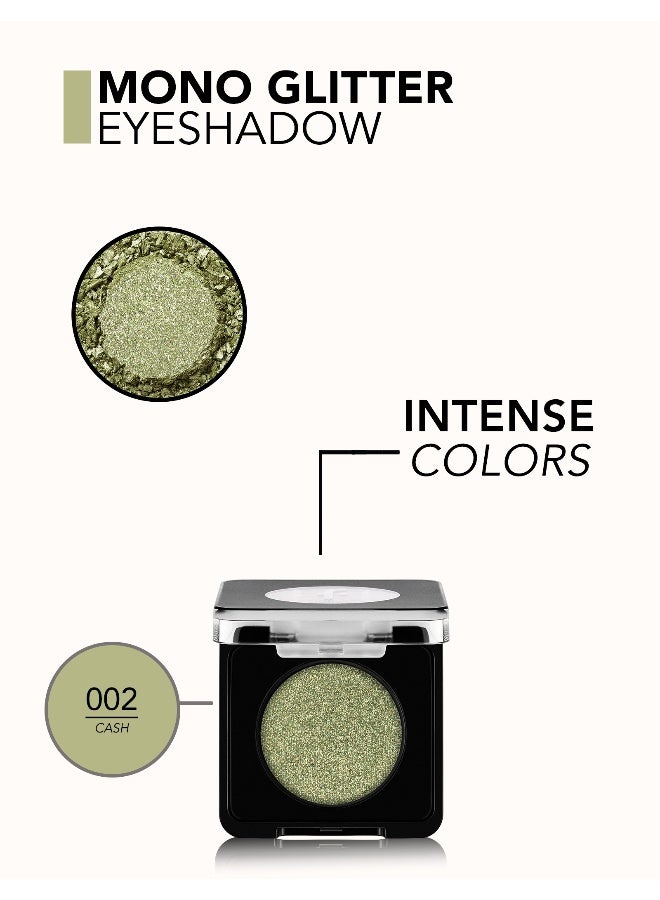flormar Mono Glitter Eyeshadow – 002 Cash – High Pigment, Pearlescent Shimmer, Dust-Free, Fine Texture, Blendable 002 Cash - Image 5