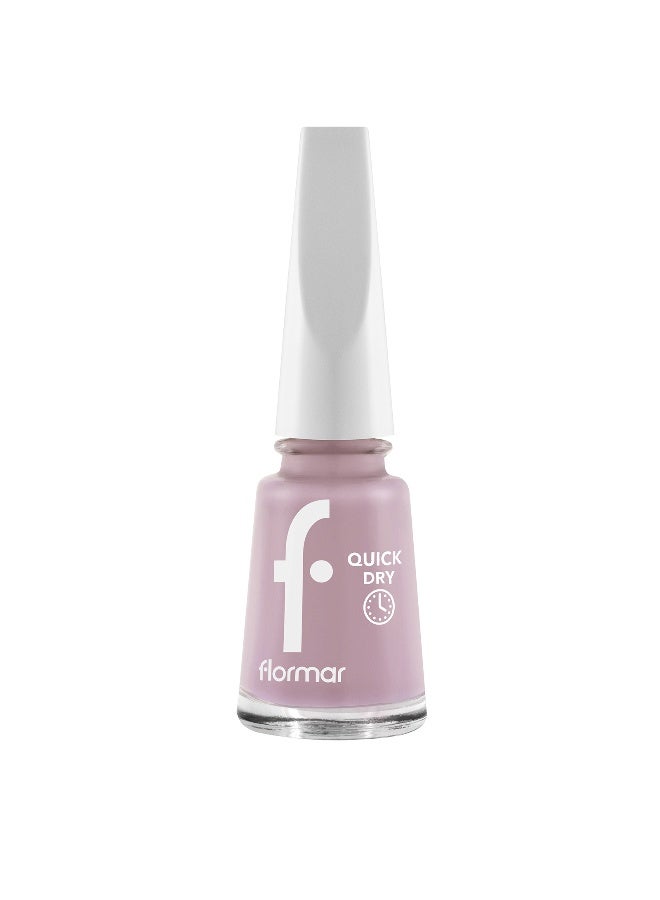 flormar Quick Dry Nail Enamel - 54 Always Pink - Image 1