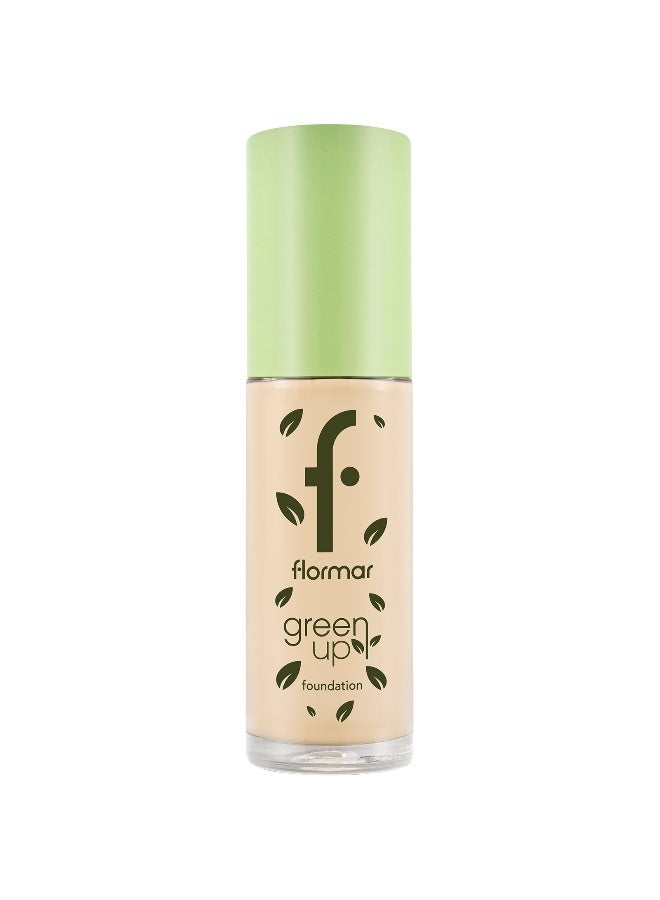 flormar Green Up Foundation - 010 Pure Beige 010 Pure Beige - Image 1