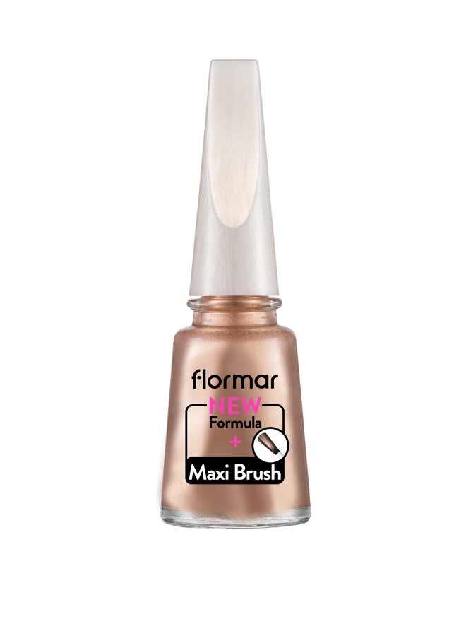 flormar Pearly Nail Enamel - 387 Vintage Gold New 387 Vintage Gold New - Image 1