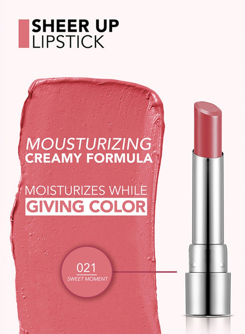 flormar Sheer Up Lipstick New - 021 Sweet Moment 021 Sweet Moment - Image 3