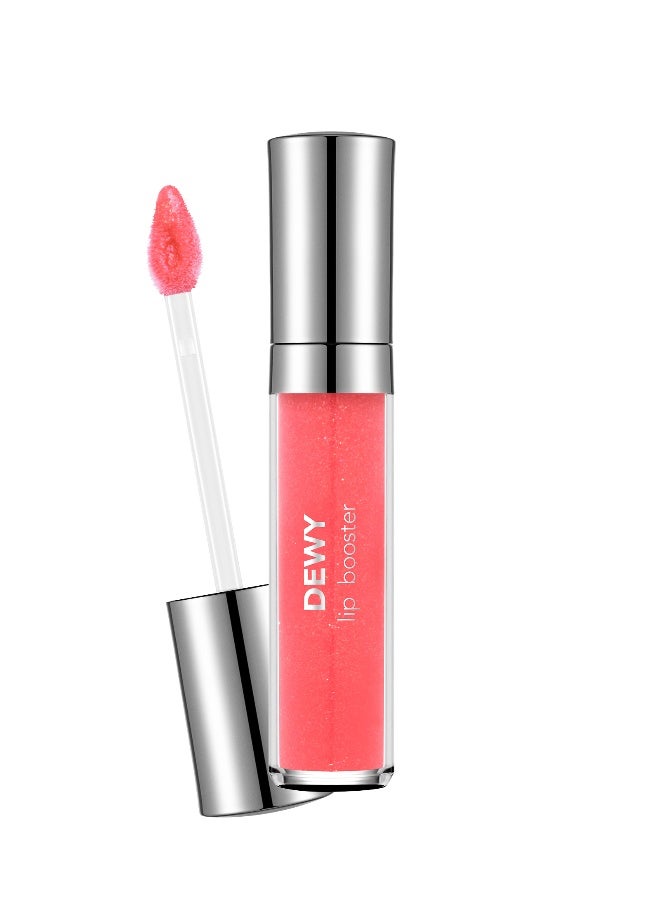 flormar Dewy Lip Booster – 010 Pink Luster – Plumping Look Lip Gloss, Shiny Wet Finish, Moisturizing Feel, Non-Sticky Comfort 10 Pink Luster - Image 1