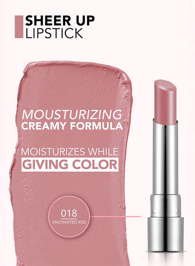flormar Sheer Up Lipstick New - 018 Enchanted Kiss 018 Enchanted Kiss - Image 3