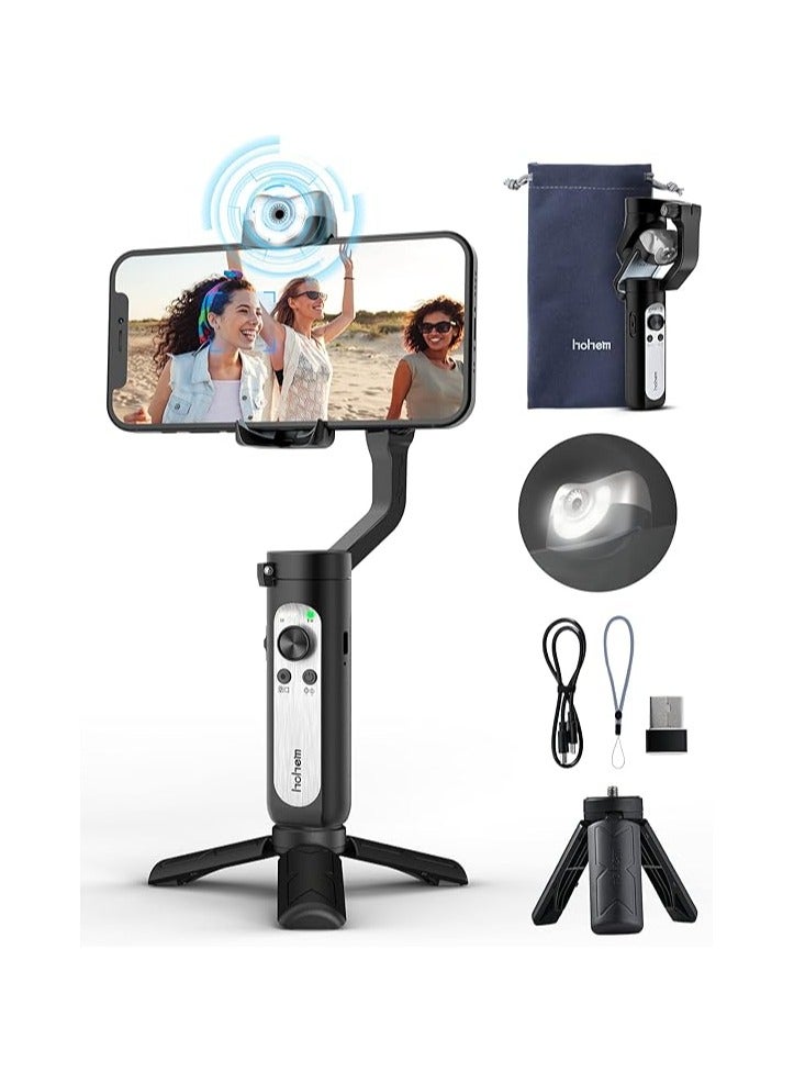 هوهم جهاز تثبيت iSteady V2 مع ضوء LED مدمج - Image 1