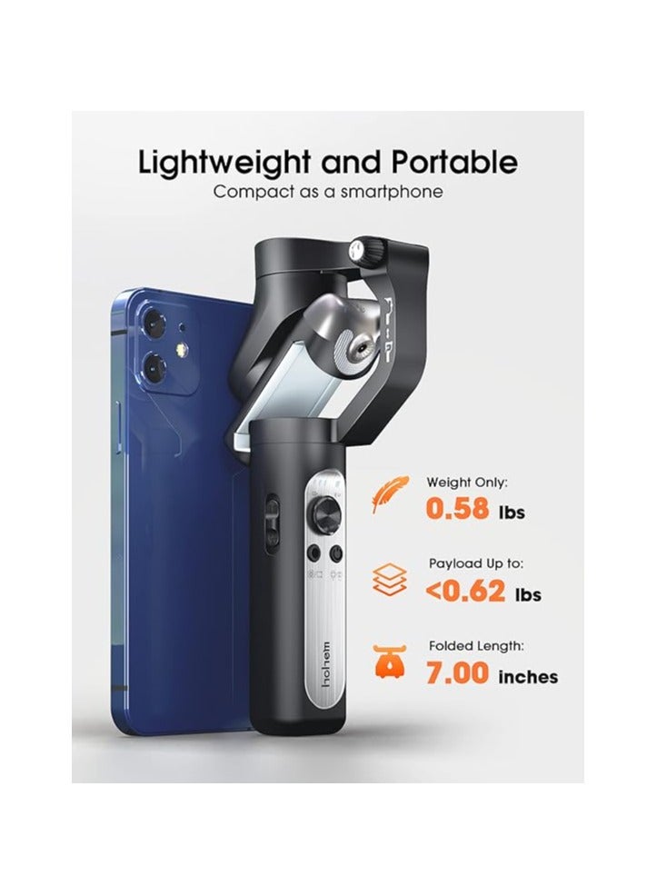 هوهم جهاز تثبيت iSteady V2 مع ضوء LED مدمج - Image 3