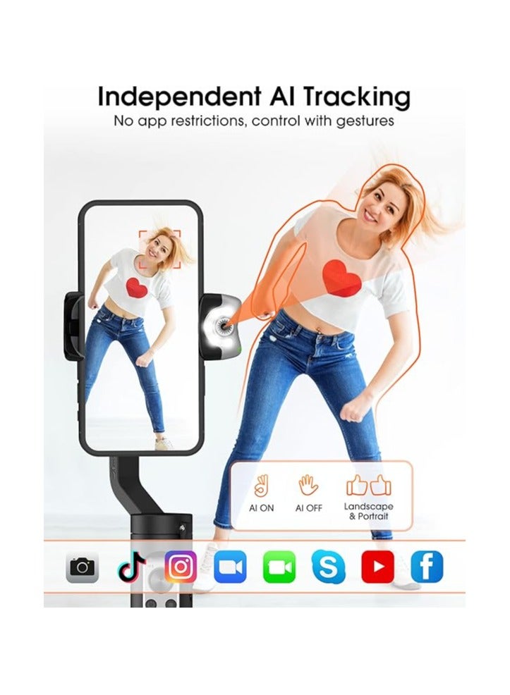 هوهم جهاز تثبيت iSteady V2 مع ضوء LED مدمج - Image 2