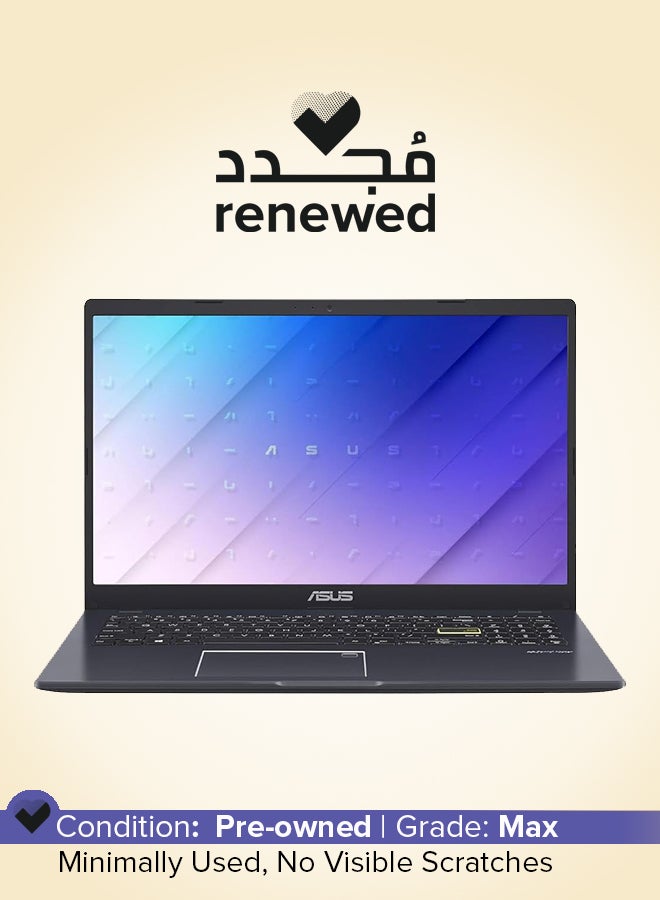 ASUS Renewed - E510MA-BR583 Laptop With 15.6-Inch Full HD Display, Intel Celeron N4020 Processor/Quad Core/4GB RAM/256GB SSD/Intel UHD Graphics/DOS(Without Windows) English black  - Image 1