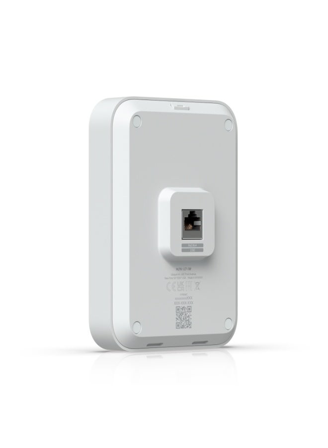UBIQUITI UniFi U7-IW In-Wall Wi-Fi 7 Access Point, Dual-Band 2.4/5GHz, 4.3Gbps, 2x2 MU-MIMO, 3x 2.5GbE Ports, PoE+ In/Out, 200+ Clients, 115m² Coverage, VLAN, Roaming, Captive Portal, UniFi App Support | U7 In-Wall white  - Image 5
