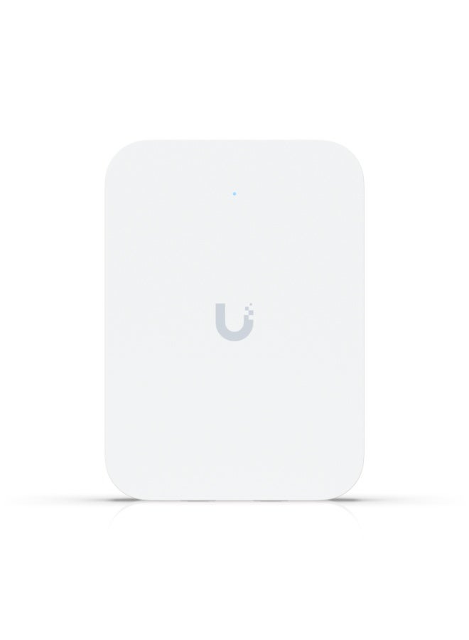 UBIQUITI UniFi U7-IW In-Wall Wi-Fi 7 Access Point, Dual-Band 2.4/5GHz, 4.3Gbps, 2x2 MU-MIMO, 3x 2.5GbE Ports, PoE+ In/Out, 200+ Clients, 115m² Coverage, VLAN, Roaming, Captive Portal, UniFi App Support | U7 In-Wall white  - Image 1