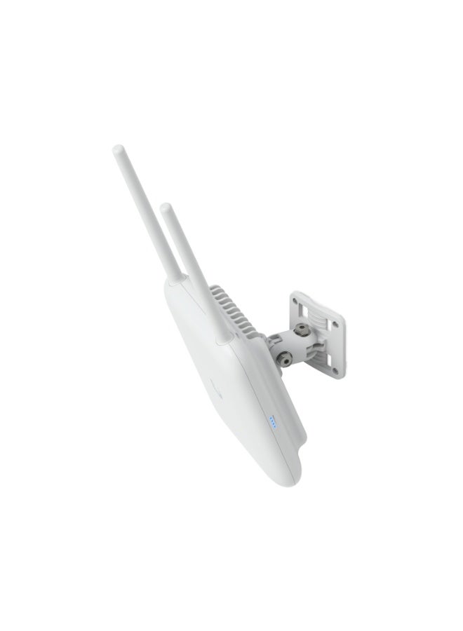UniFi U7 Pro Outdoor Tri-Band Wi-Fi 7 Access Point, 6 Spatial Streams, 6GHz + 5GHz + 2.4GHz, Speeds up to 10.7 Gbps, IP67 Weatherproof, External & Internal High-Gain Antennas, 2.5GbE PoE+, 300+ Client Support, Wall/Pole Mount, -30°C to 60°C, UV-Stable Housing | U7-Pro-Outdoor white