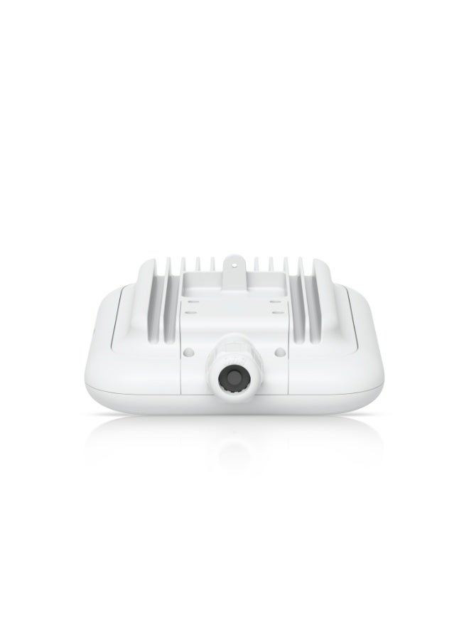 UniFi U7 Pro Outdoor Tri-Band Wi-Fi 7 Access Point, 6 Spatial Streams, 6GHz + 5GHz + 2.4GHz, Speeds up to 10.7 Gbps, IP67 Weatherproof, External & Internal High-Gain Antennas, 2.5GbE PoE+, 300+ Client Support, Wall/Pole Mount, -30°C to 60°C, UV-Stable Housing | U7-Pro-Outdoor white