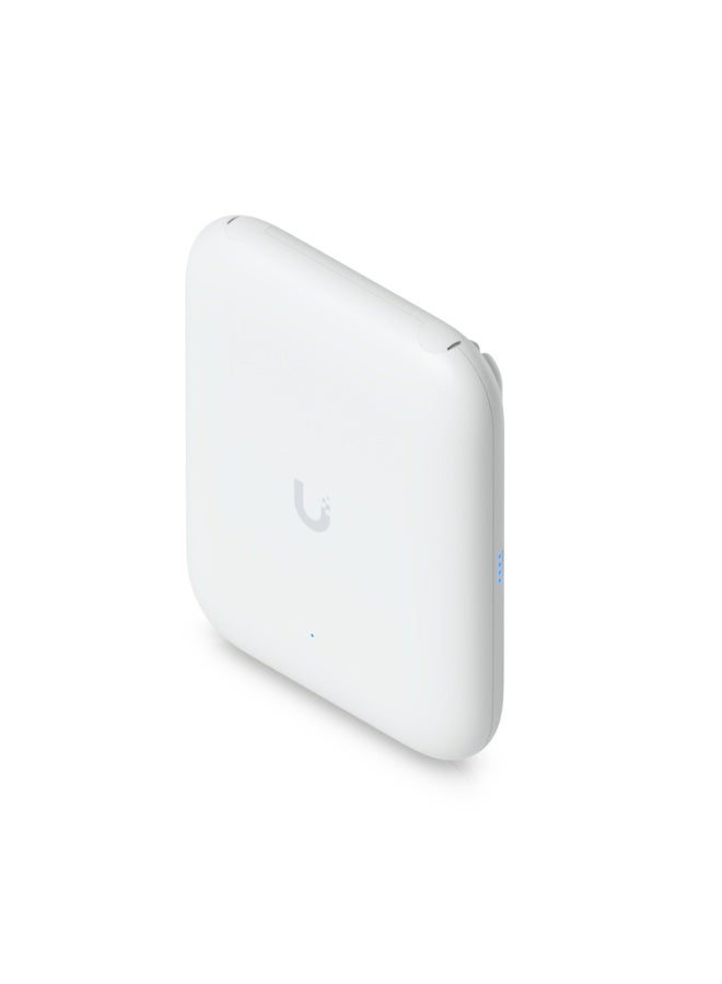 UniFi U7 Pro Outdoor Tri-Band Wi-Fi 7 Access Point, 6 Spatial Streams, 6GHz + 5GHz + 2.4GHz, Speeds up to 10.7 Gbps, IP67 Weatherproof, External & Internal High-Gain Antennas, 2.5GbE PoE+, 300+ Client Support, Wall/Pole Mount, -30°C to 60°C, UV-Stable Housing | U7-Pro-Outdoor white