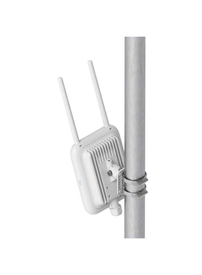 UniFi U7 Pro Outdoor Tri-Band Wi-Fi 7 Access Point, 6 Spatial Streams, 6GHz + 5GHz + 2.4GHz, Speeds up to 10.7 Gbps, IP67 Weatherproof, External & Internal High-Gain Antennas, 2.5GbE PoE+, 300+ Client Support, Wall/Pole Mount, -30°C to 60°C, UV-Stable Housing | U7-Pro-Outdoor white