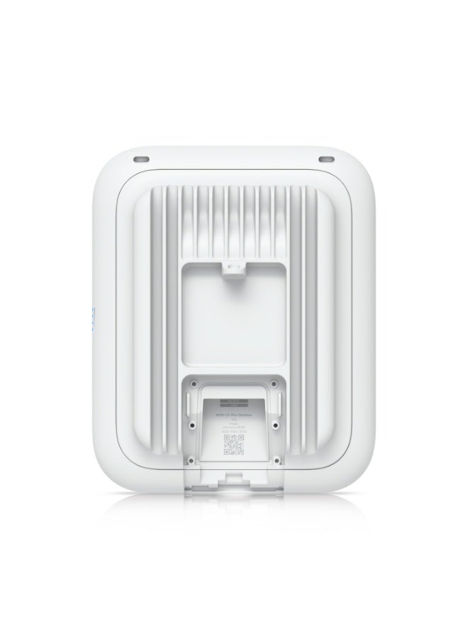 UniFi U7 Pro Outdoor Tri-Band Wi-Fi 7 Access Point, 6 Spatial Streams, 6GHz + 5GHz + 2.4GHz, Speeds up to 10.7 Gbps, IP67 Weatherproof, External & Internal High-Gain Antennas, 2.5GbE PoE+, 300+ Client Support, Wall/Pole Mount, -30°C to 60°C, UV-Stable Housing | U7-Pro-Outdoor white