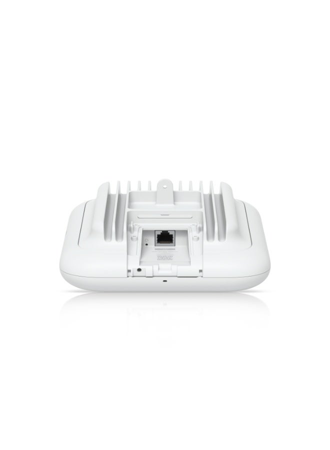 UniFi U7 Pro Outdoor Tri-Band Wi-Fi 7 Access Point, 6 Spatial Streams, 6GHz + 5GHz + 2.4GHz, Speeds up to 10.7 Gbps, IP67 Weatherproof, External & Internal High-Gain Antennas, 2.5GbE PoE+, 300+ Client Support, Wall/Pole Mount, -30°C to 60°C, UV-Stable Housing | U7-Pro-Outdoor white