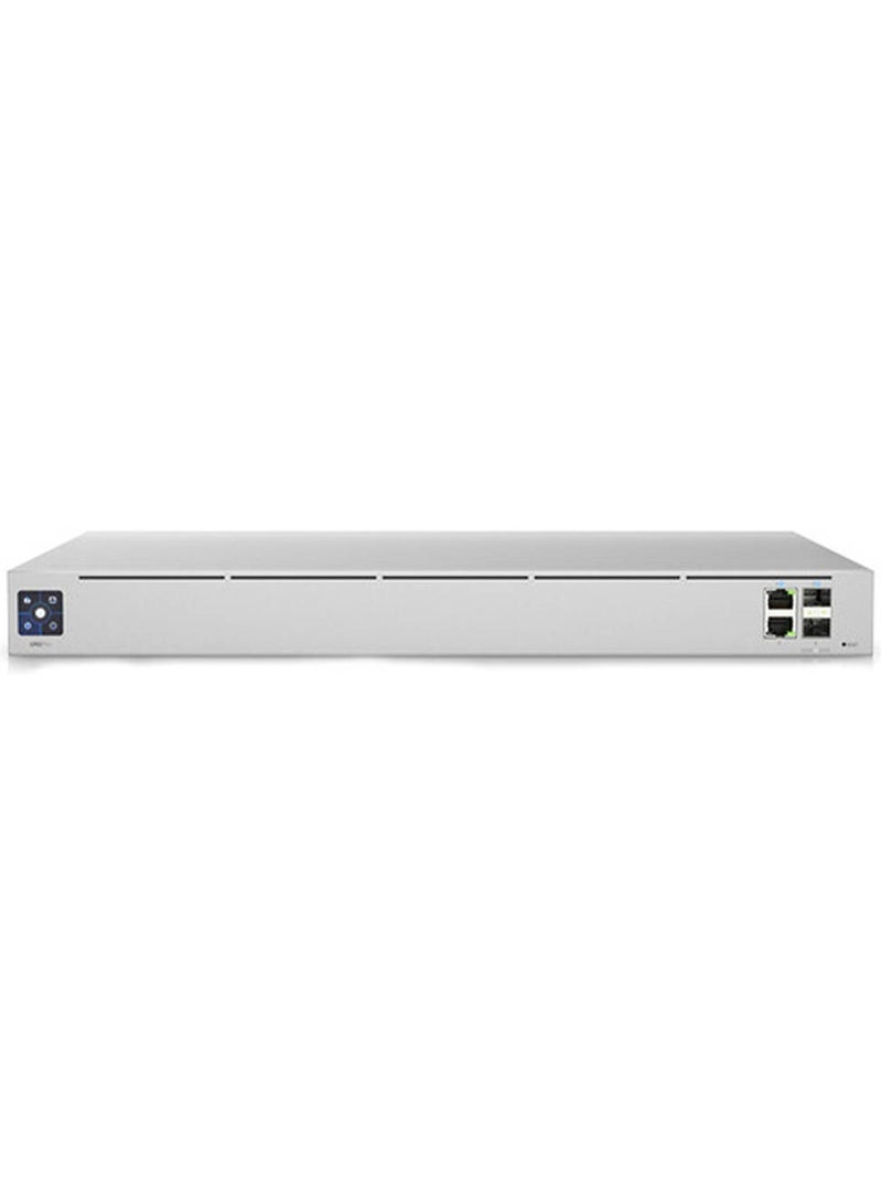 UBIQUITI UniFi UXG-Pro Next Generation Secure Gateway, 1.3" Touchscreen, 1.7GHz Quad-Core, Gigabit Ethernet, 10G SFP+ WAN Ports, DPI, IPS/IDS & Layered Firewall, Rackmount Design, Silver | UXG-Pro white - Image 2
