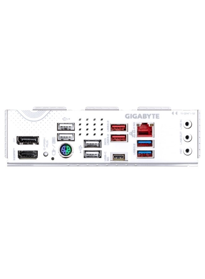 GIGABYTE B850 EAGLE ICE ATX Motherboard – AM5, DDR5 8200MHz OC, PCIe 5.0, 3x M.2, Wi-Fi 6E, 2.5GbE, USB-C, HDMI 2.1, DisplayPort, ARGB, White  - Image 4