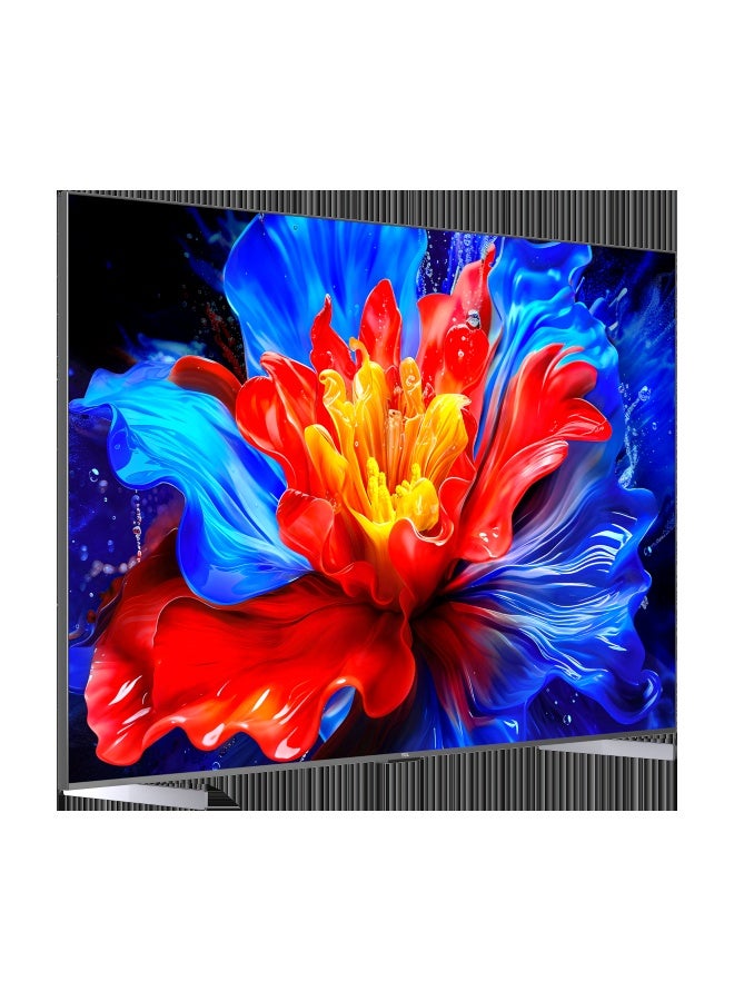 تي سي إل Television 98 Inch Smart TV 4K QLED Gaming Google TV, 144Hz Native Refresh Rate, ONKYO 2.1 Hi-Fi System, HVA Panel, AiPQ Pro Processor, Slim & Uni-body Design (2025 Model) 98P8K Brushed Titanium - Image 3