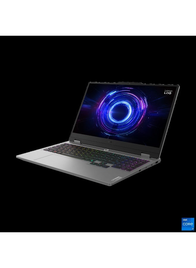 Lenovo LOQ Gaming Laptop With 15.6 Inch Full HD(1920X1080) Display 144Hz, Intel Core i7-14700HX Processor/24GB RAM DDR5/1TB SSD/8GB NVIDIA GeForce RTX 5060 Graphics/Windows 11 Home/ English/Arabic Luna Grey - Image 2