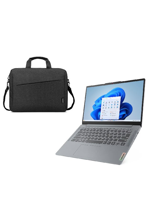 Lenovo IdeaPad Slim 3 Laptop With 15.3 Inch WUXGA (1920x1200) IPS Display, Core i7-13620H Processor/24GB RAM DDR5/512GB SSD/Intel UHD Graphics/Windows 11 Home+ Laptop Bag English/Arabic Luna Grey - Image 1
