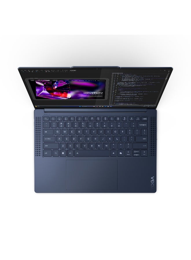 لينوفو Yoga Slim 7 Laptop With 14.5 Inch 3K (2944x1840) OLED Display,Snapdragon X Plus X1P-64-100 Processor/16GB RAM DDR5/1TB SSD/Qualcomm Adreno Graphics/Windows 11 Home+Earbuds+Backpack English/Arabic Cosmic Blue - Image 5