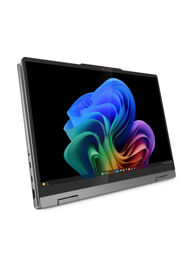 Lenovo IdeaPad 5 2-In-1 Laptop With 14-Inch WUXGA(1920x1200) Display, Snapdragon X Plus Processor/16GB RAM/512GB SSD/Integrated Qualcomm Adreno GPU/Windows11+Earbuds+Backpack English/Arabic Luna Grey  - Image 5