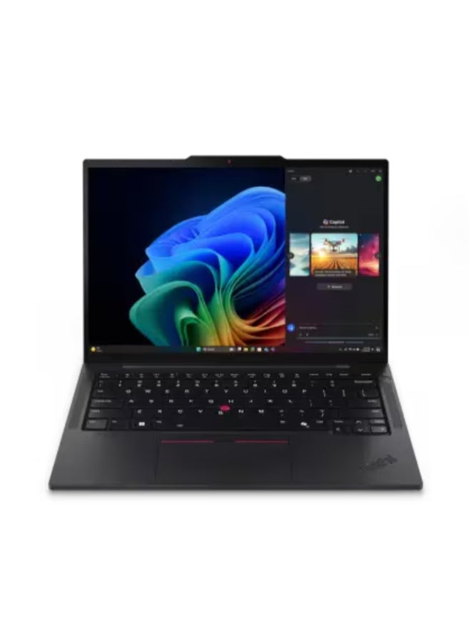 Lenovo ThinkPad Laptop With 14 Inch WUXGA(1920X1200) Display,Core Ultra 7-258V Processor/ 32GB RAM DDR5/1TB SSD/Intel Iris Xe Graphics/Windows 11 Pro/ English/Arabic Black  - Image 1