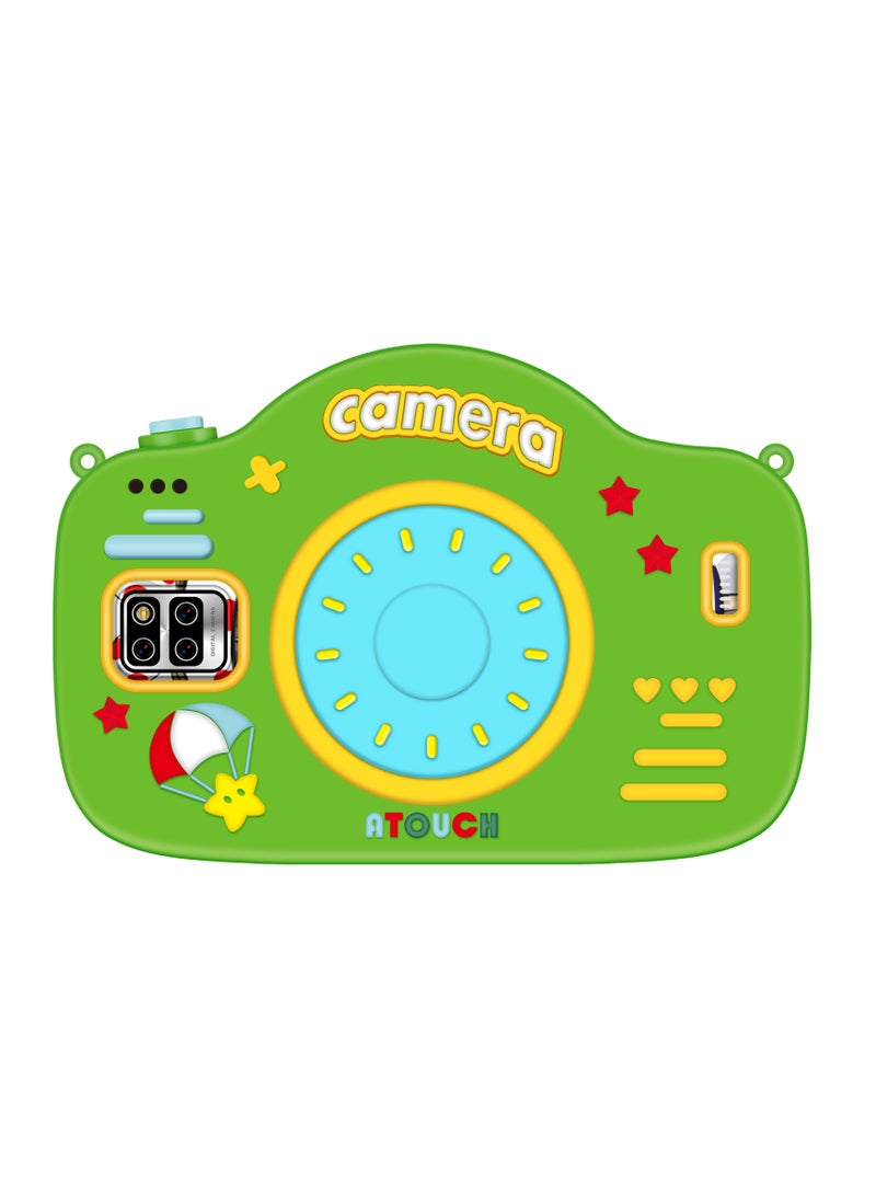 ATOUCH KC65 7-inch Kids Tablet – 5G Wi-Fi 8GB RAM 256GB ROM IPS Touch Screen Dual Sim Network Silicone Case with Popup Stand & Handbag Green  - Image 2