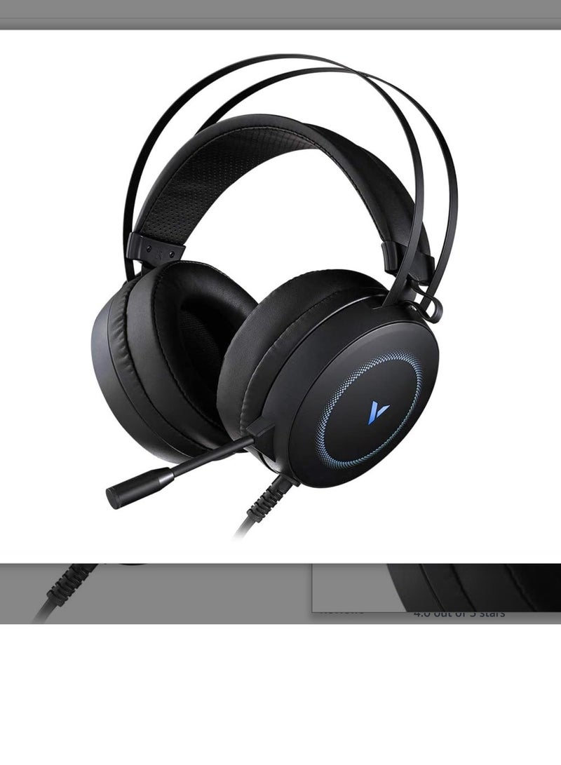 Rapoo VH160 Virtual 7.1 Channels Gaming Headset RPO-GH-VH160-BLK - Image 4