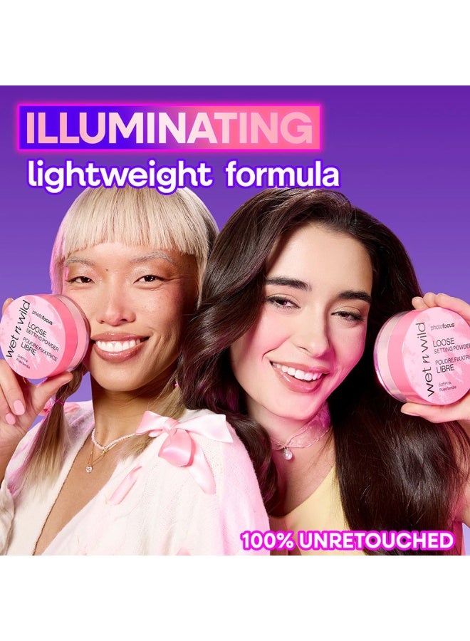 ويت اند وايلد Photo Focus Loose Setting Powder pink - Image 4