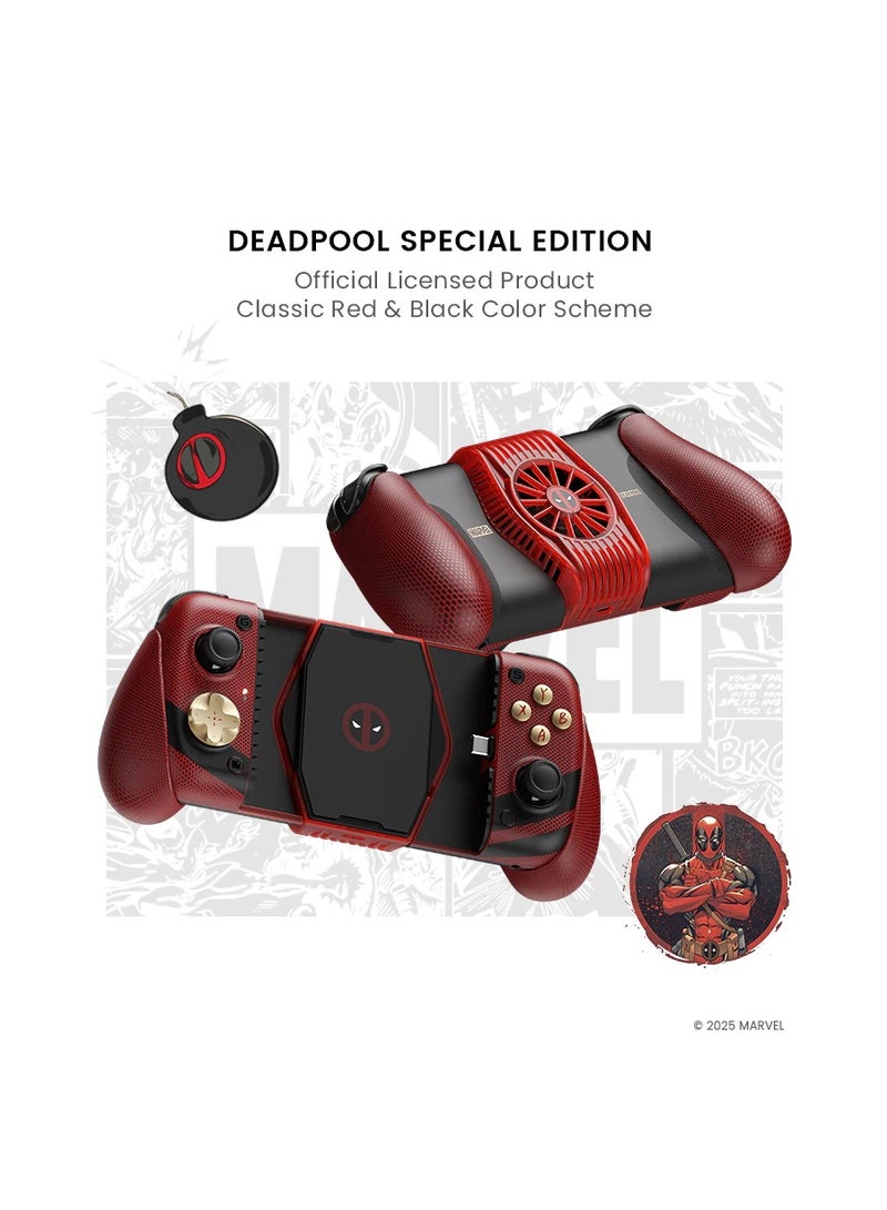 X3 Pro DeadPool Edition Mobile Gaming Controller Android IOS TYPE-C